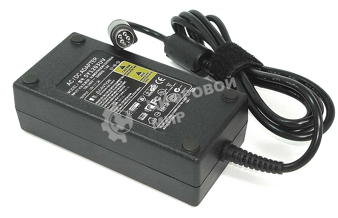 Блок питания для монитора и телевизора LCD 12V 3A (4Pin) OEM