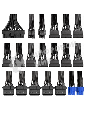 Блок питания серверный ExeGate (RM-700ADS) APFC,2х8см fan, 20+4pin/(4+4)pin+(4+4)pin, 2xPCI-E, 9xSATA