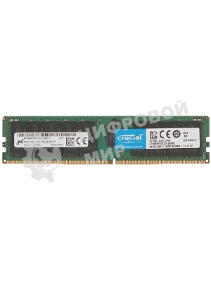 Оперативная память Crucial, DDR4, 64GB (1x64GB), 3200MHz, CL22, ECC, RDIMM