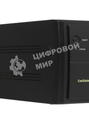 Источник бесперебойного питания ExeGate SpecialPro UNB-2000.LED.AVR.EURO.RJ 2000VA/1200W, LED, AVR, 4 евророзетки, RJ45/11, черный