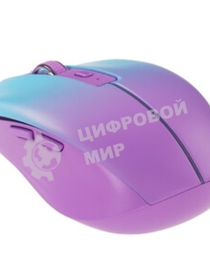 Мышь беспроводная Defender Mystery MM-301 фиолетовый, 1600 dpi, радиоканал, Bluetooth, USB, кнопки - 6