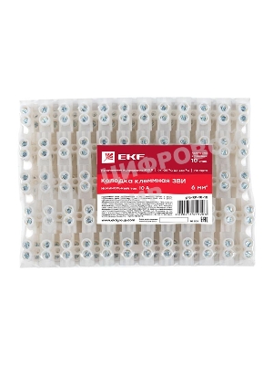 Колодка клеммная (10мм) EKF plc-KK-10-10 10А EKF PROxima