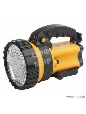 Фонарь-прожектор ЭРА PA-603 АЛЬФА 36LED аккум. прожектор литий 3А.ч ЗУ 220В+12В (инд.упак.)