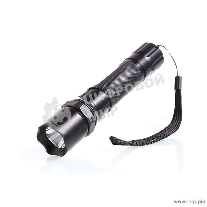 Фонарь ULTRAFLASH E145 аккум. 220в черн. cree 1 ватт 3 реж. 18650 пласт. бокс