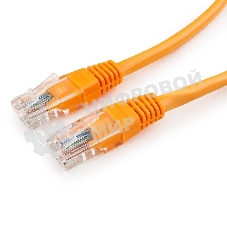 Патч-корд UTP Cablexpert cat.5e, 2м, литой, многожильный, оранжевый