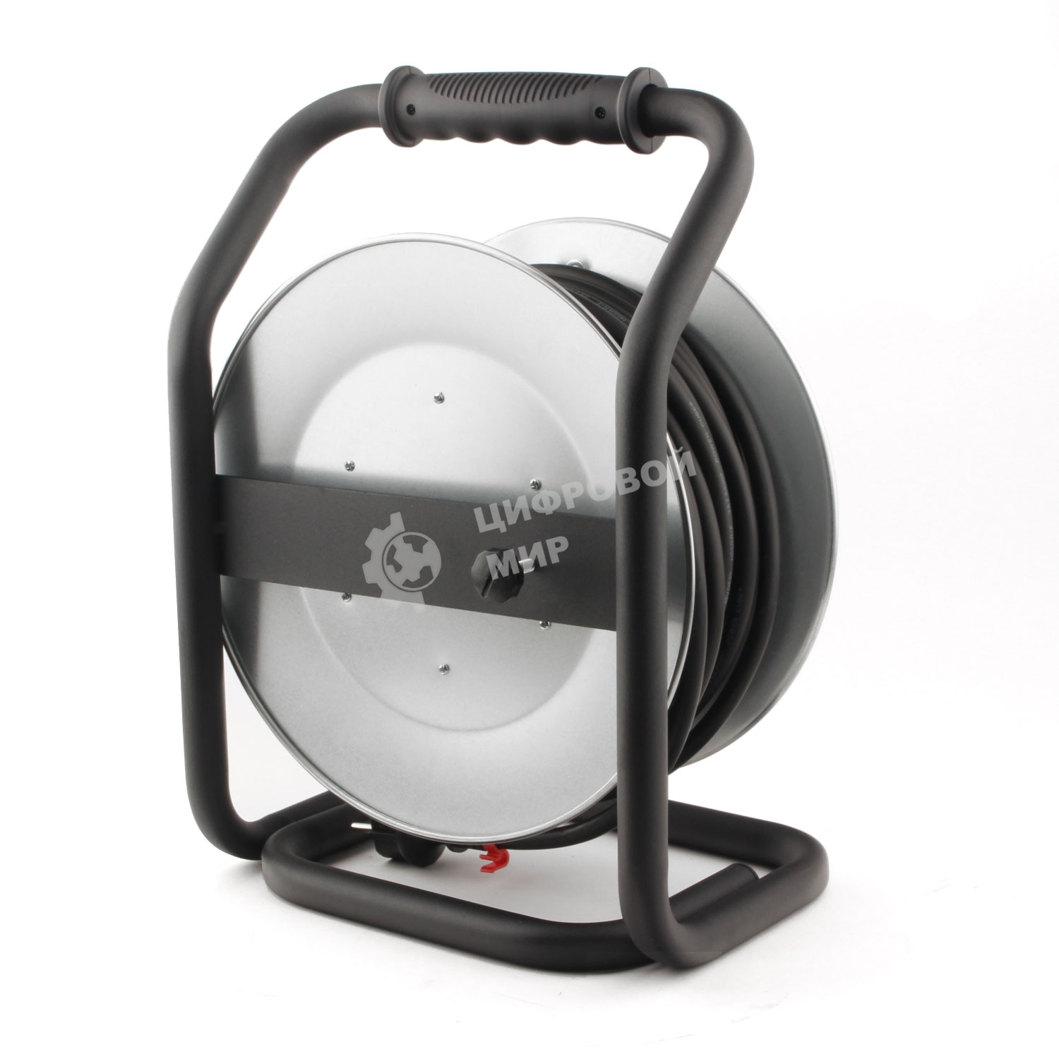 Удл. на мет. катушке “Power Cube” IP44 16А 50м резина 3*2,5мм2 4 роз. с/з