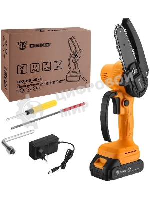 Электрическая цепная пила Deko DKCHS 20-4 дл.шины:4