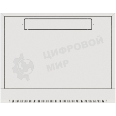 Шкаф коммутационный NTSS Премиум (NTSS-W9U6060GS-2) настенный 9U 600x600 мм пер. дв. стекл 60 кг серый IP20 сталь