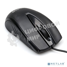 Мышь проводная Dialog Comfort MOС-17U черный, 1200 dpi, USB, кнопки - 3