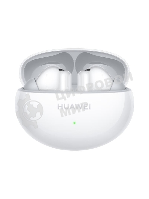 Наушники TWS Huawei FreeBuds 6i (Orca-T100) белый, внутриканальные, Bluetooth, активное шумоподавление, 8 ч