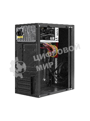 Компьютерный корпус Minitower ExeGate EX299262RUS BAA-403U-UNS450 (mATX, БП UNS450 с вент. 12см, 2хUSB/1хUSB 3.0, HD Audio, черный)