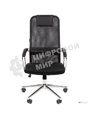 Кресло офисное Chairman 612 Россия черный, хром (7202690)