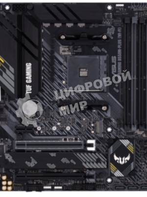 Материнская плата ASUS TUF GAMING B550M-PLUS, AM4, AMD B550, 4xDDR4, 4xSATA, 2xM.2, 1xPCIe 4.0 x16, 1xPCIe 3.0 x16, 1xPCIe x1, 1xHDMI, 1xDP, 1x 2.5Gb LAN, 4xUSB-A 3.2 Gen 1, 1xUSB-A 3.2 Gen 2, 2xUSB-A 2.0, 1xUSB-C 3.2 Gen 2, 5x3.5 мм, 7.1, mATX