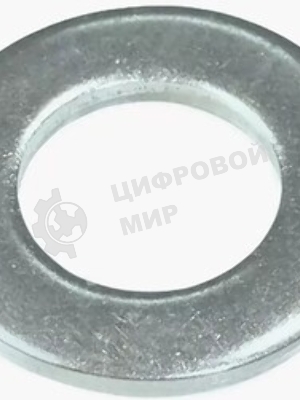 Шайба плоская М10 цинк. DIN 125 (уп.15шт) пакет Tech-Krep 103046