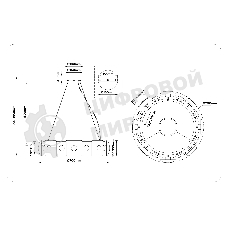 Светильник Ambrella light LH31030 GR/SM серый/дымчатый 72W 3000K D700*150
