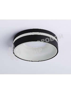 Светильник Ambrella light TN3306 BK/FR черный/белый матовый MR16 GU5.3 D80*43