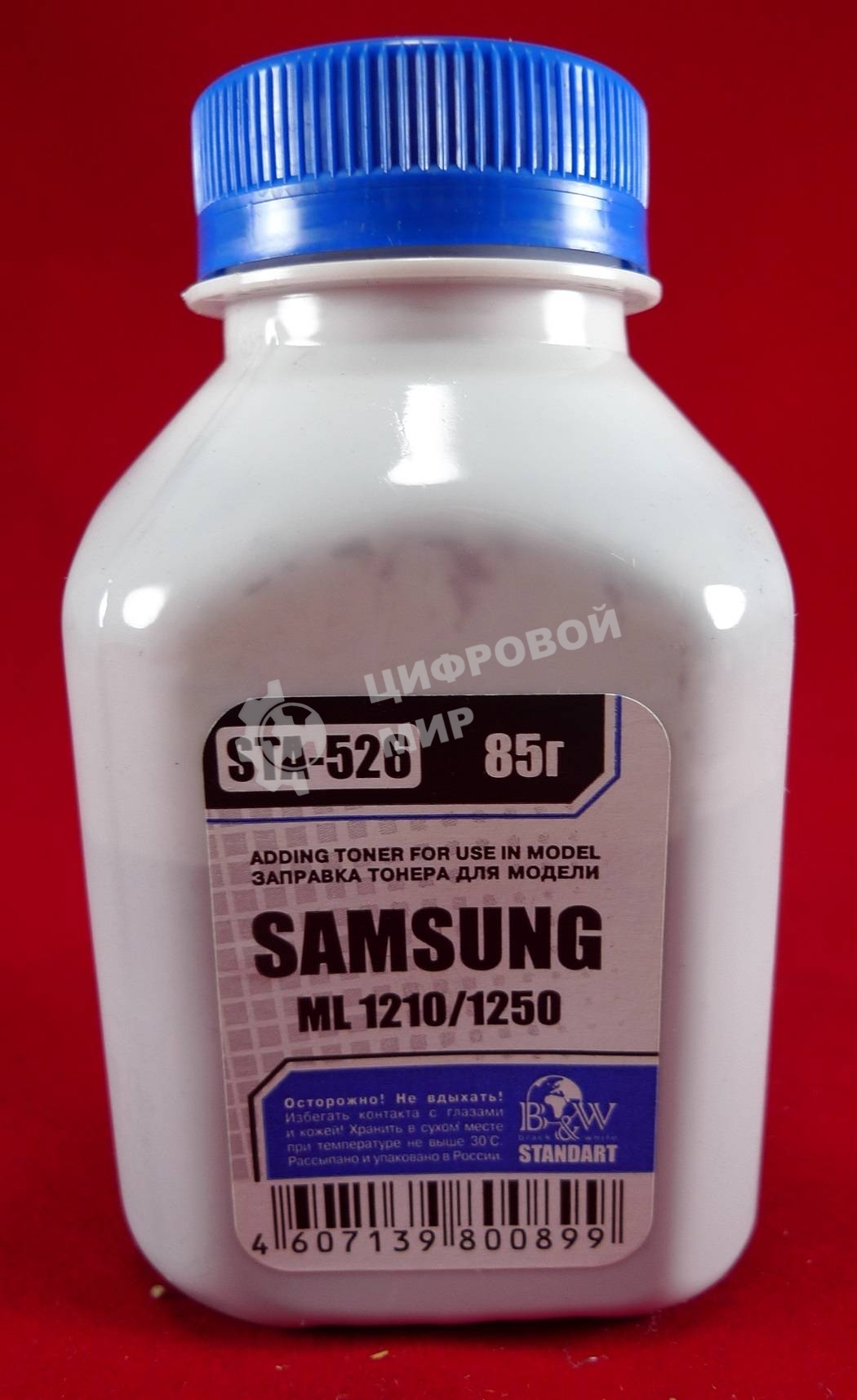 Тонер Samsung ML-1210/1250/4500 (фл, 85г) B&W Standart фас России