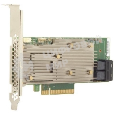 Контроллер MegaRAID 9460-8I SGL (05-50011-02), PCIe 3.1 x8 LP, SAS/SATA/NVMe, RAID 0,1,5,6,10,50,60, 8port(2 * int SFF8643), 2Gb Cache, 3508ROC