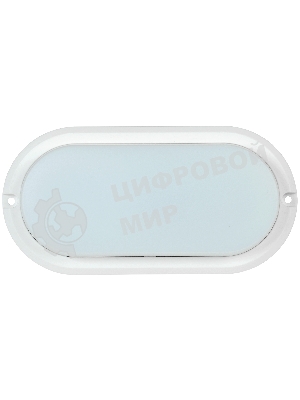 Светильник светодиодный ДПО 4012 12Вт 4000К IP54 овал бел. IEK LDPO0-4012-12-4000-K01