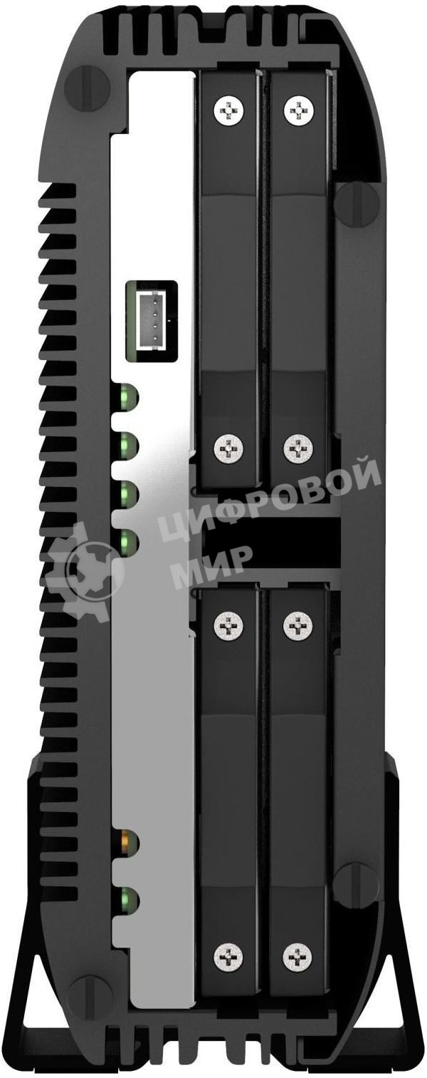 Сетевое хранилище SMB QNAP TS-410E-8G NAS fanless 4 2.5 SSD trays. Intel Celeron J6412 4-core 2.0-2.6 GHz, 8 Gb RAM (max), 2x2.5 GbE, 4xUSB 3.2 Gen 2 (10Gbps),1xHDMI