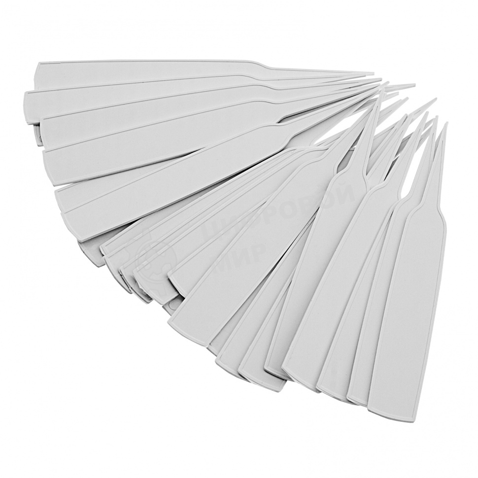 Посадочные таблички Сибртех 14х1,5 см, 25 шт/упак