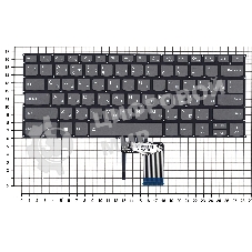 Клавиатура для ноутбука Lenovo Ideapad 720S-14IKB черная с подсветкой