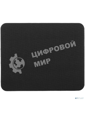 Коврик для мыши Gembird MP-BLACK-S, черный, 220х180х2мм, ткань/резина, пакет
