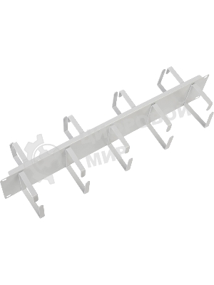 Органайзер кабельный горизонтальный двусторонний 19