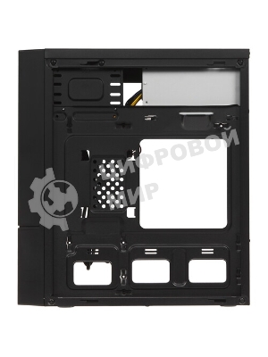 Компьютерный корпус с блоком питания 450Вт. Сase Forza mATX, 450W, 2xUSB 3.0, Black, w/o FAN, 12 см fan PSU, power cord
