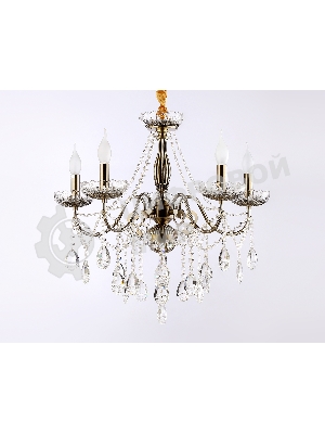 Светильник Ambrella light TR4949/5 SB/CL бронза/прозрачный E14/5 max 40W D620*585