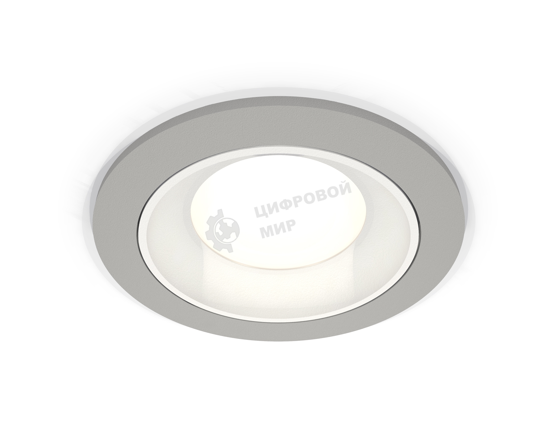 Комплект встраиваемого светильника Ambrella light XC7623060 SGR/SWH серый песок/белый песок MR16 GU5.3 (C7623, N7020)