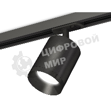 Светильник Ambrella light XT7422001 SBK/PBK черный песок/черный полированный MR16 GU5.3 (A2537, C7422, N7031)
