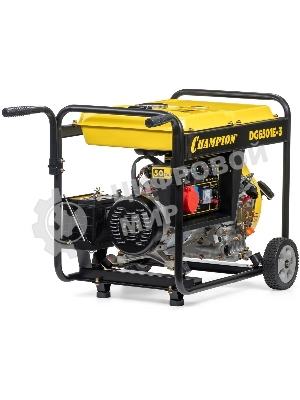 Электрогенератор дизельный Champion DG6501E-3, 6.6 кВт, 82 дБ, 103 кг
