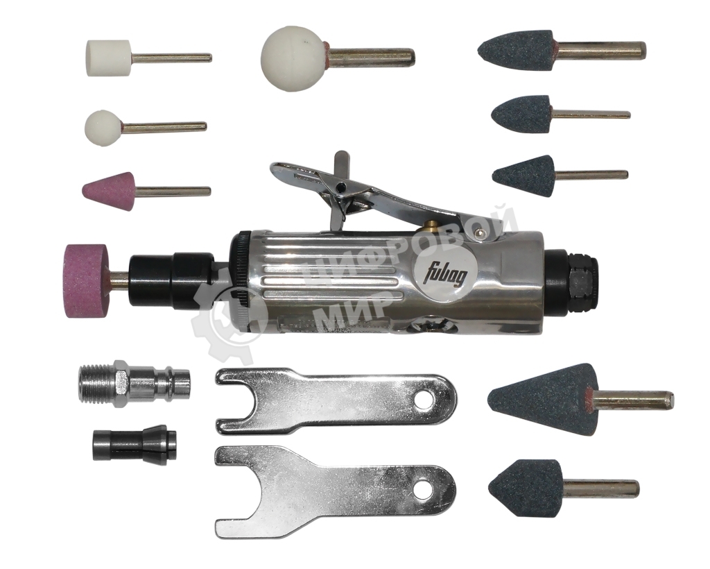 Прямошлифовальная машина (гравер) FUBAG GL103/25000103л/мин 6бар 25000об/мин набор