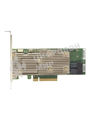 Контроллер MegaRAID 9460-8I SGL (05-50011-02), PCIe 3.1 x8 LP, SAS/SATA/NVMe, RAID 0,1,5,6,10,50,60, 8port(2 * int SFF8643), 2Gb Cache, 3508ROC
