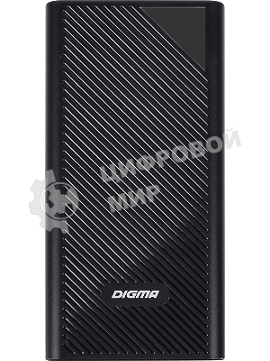 Портативный аккумулятор Digma DGP-30000-4U Li-Pol 30000mAh 3A черный 2xUSB