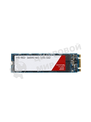 Накопитель SSD WD Red SA500 WDS100T1R0B, 1000Gb, SATA III, M.2 2280, R/W 560/530