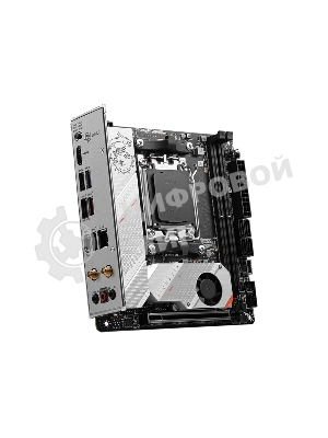 Материнская плата MSI MPG B650I EDGE WIFI, AM5, AMD B650, 2xDDR5, 4xSATA, 2xM.2, 1xPCI-E 4.0 x16, 1xHDMI, 1x 2.5Gb LAN, 3xUSB-A 3.2 Gen 2, 2xUSB-A 3.2 Gen 1, 1xUSB-C 3.2 Gen 2x2, 3x3.5 мм, 7.1, Mini-ITX