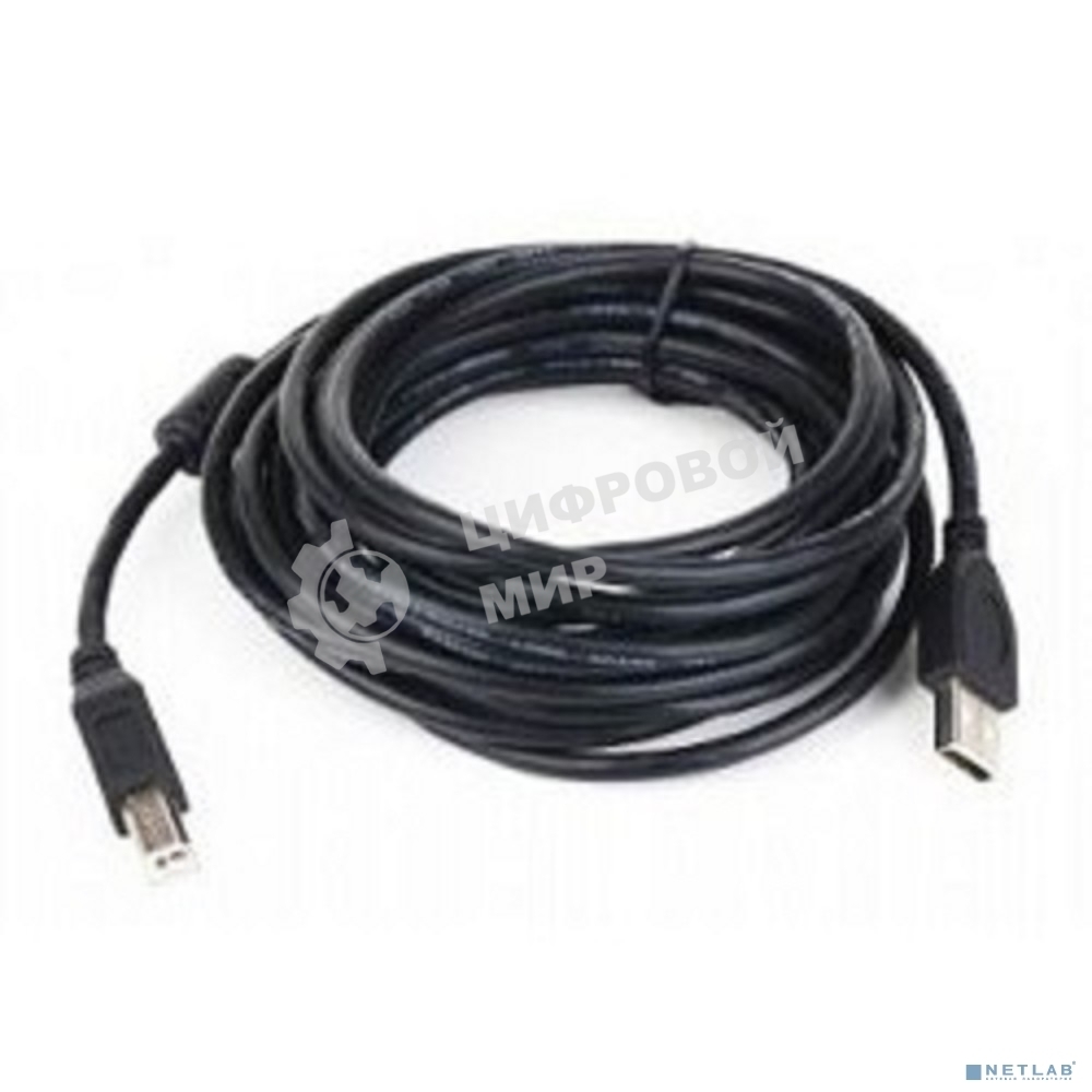 Кабель Gembird USB 2.0 PRO для соед. 4.5м AM/BM позол.конт., фер.кол., пакет