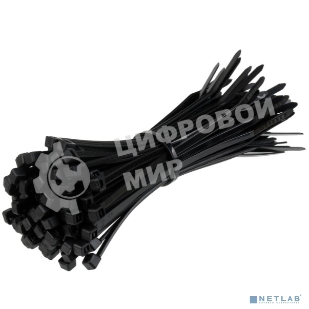 Стяжка нейлоновая Exegate EX253849RUS неоткрывающаяся CV-150B, 150мм, упак. 100шт черная