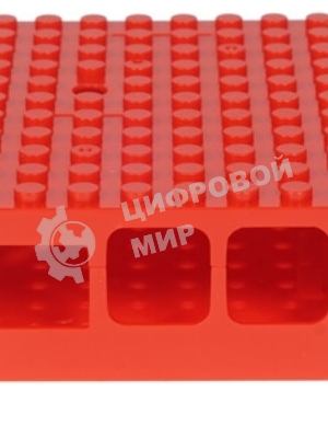 Корпус RA183 red для микрокомпьютера Raspberry Pi 3 ACD Red ABS Plastic Building Block case for Raspberry Pi 3