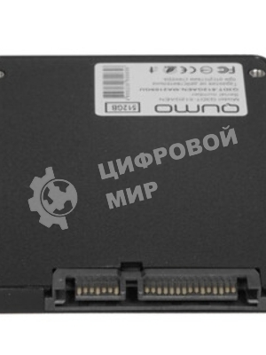 Накопитель SSD QUMO Novation 3D, 512Gb, SATA III, 2.5