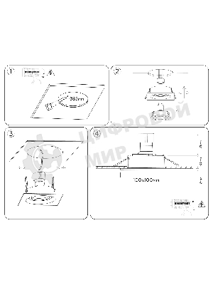 Встраиваемый поворотный точечный светильник Ambrella light TN102757 WH белый IP20 GU5.3 100*100*32