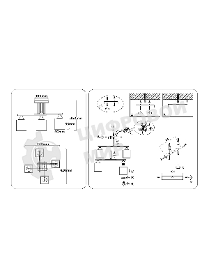 Светильник Ambrella light TR303041/4 WH белый E27/4 max 60W 420*420*260