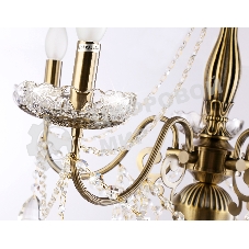 Светильник Ambrella light TR4949/5 SB/CL бронза/прозрачный E14/5 max 40W D620*585