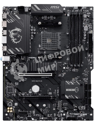 Материнская плата MSI B550 GAMING, AM4, AMD B550, 4xDDR4, 6xSATA, 2xM.2, 2xPCIe x16, 1xPCIe x1, 1xHDMI, 1xDisplayPort, 1x 1Gb LAN, 1xUSB 10Gbps Type-C, 1xUSB 10Gbps Type-A, 2xUSB 5Gbps Type-A, 4xUSB 2.0, 3x3.5 мм, 7.1, ATX
