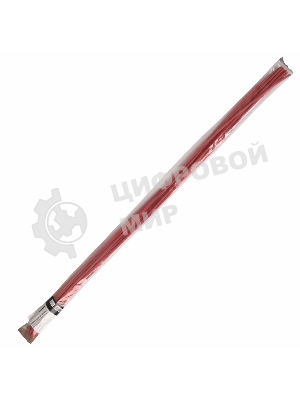 Термоусаживаемая трубка с клеевая Rexant 3,0/1,0 мм, красная, упаковка 10 шт. по 1 м