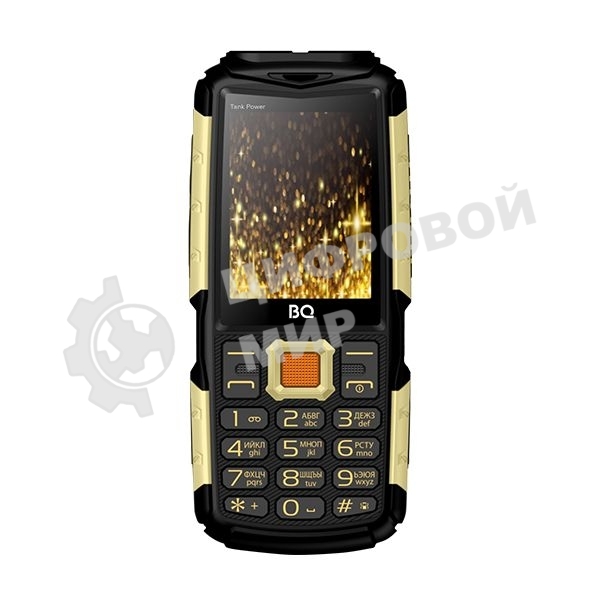 Мобильный телефон BQ-2430 Tank Power камуфляж/золотистый