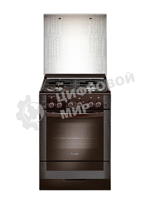 Плита газовая Gefest ПГ 6300-02 0047 коричневый, конфорок 4 шт, духовка 52 л, 60 см x 85 см x 60 см