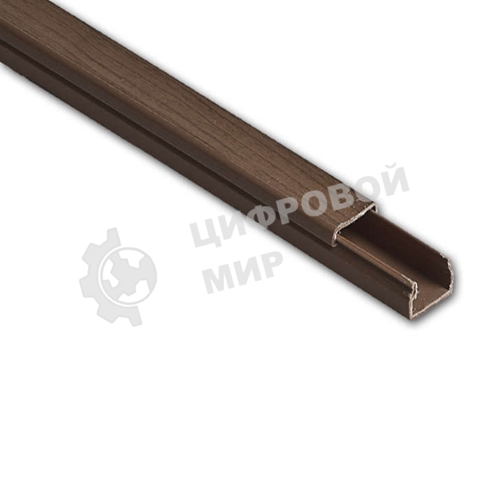 Кабель-канал 25х16 L2000 пластик дуб (темн. основа) Рувинил РКК-25х16-08М